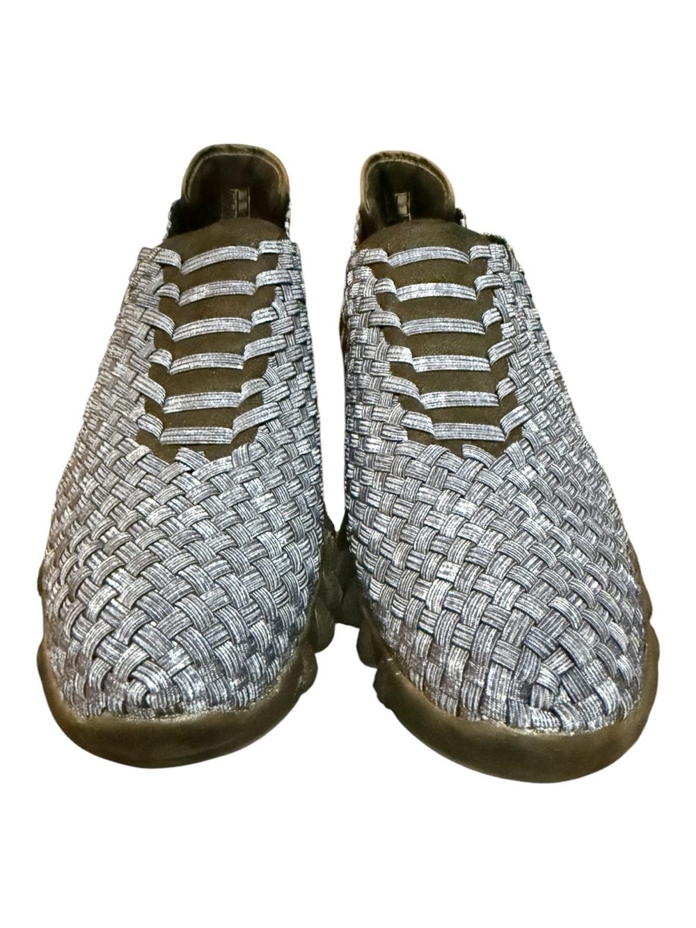 Bernie Mev Men’s Blue Black Woven Sneakers EU 45 US 12 NWOB